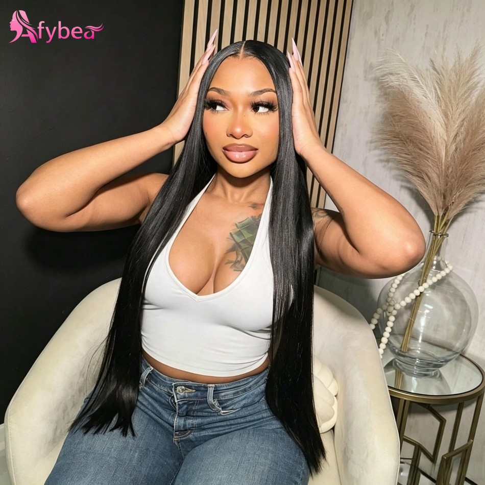 Lace Front Wigs - Straight Human Hair Wigs Glueless 220