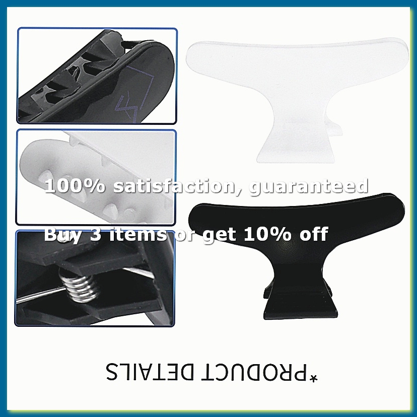 4PCS Black White Hairdressers  - Hair Clips review and price