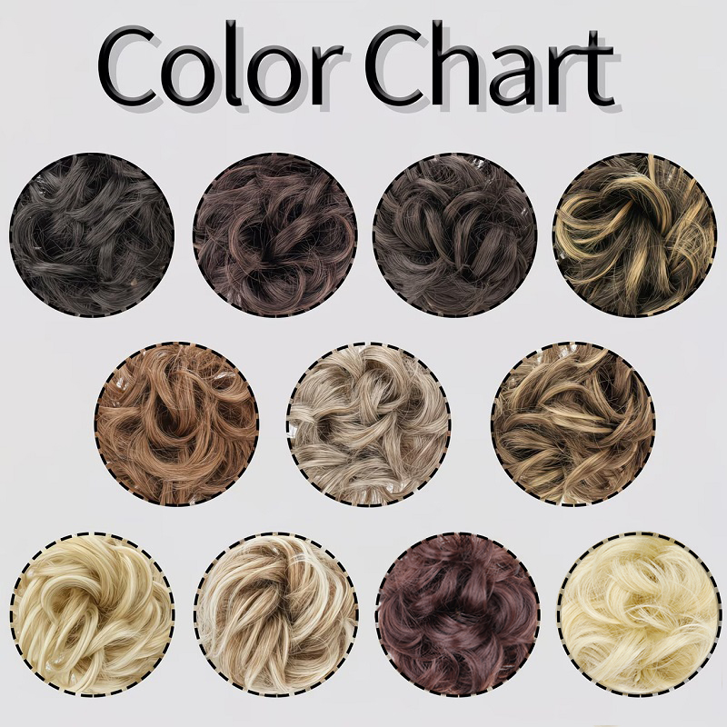 Synthetic Messy Bun Hair Scrun - Claw Clip Messy Bun Hair Piece review and price