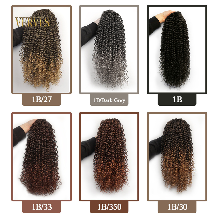 VERVES Synthetic Drawstring Pu - Drawstring Afro Curly Puff Ponytail review and price