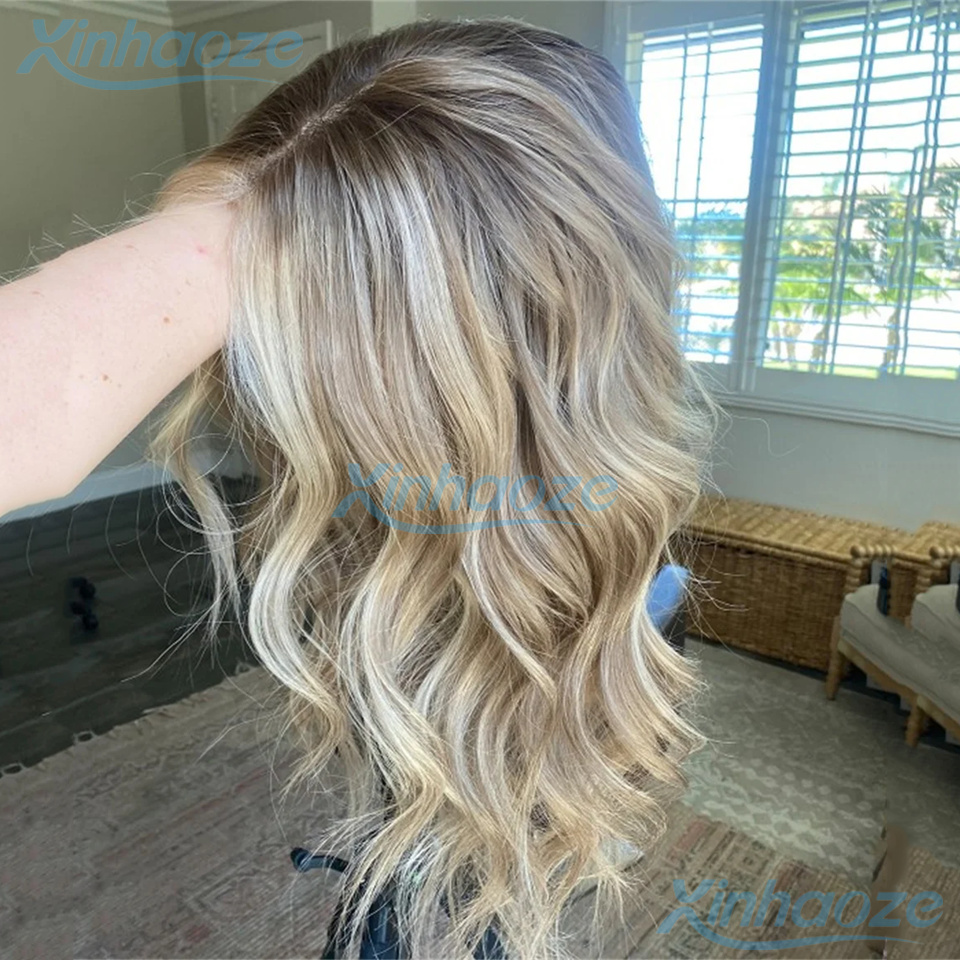 #8/613 Highlight Wig Human Hai - 613 Blonde Body Wave Lace Front Wig review and price