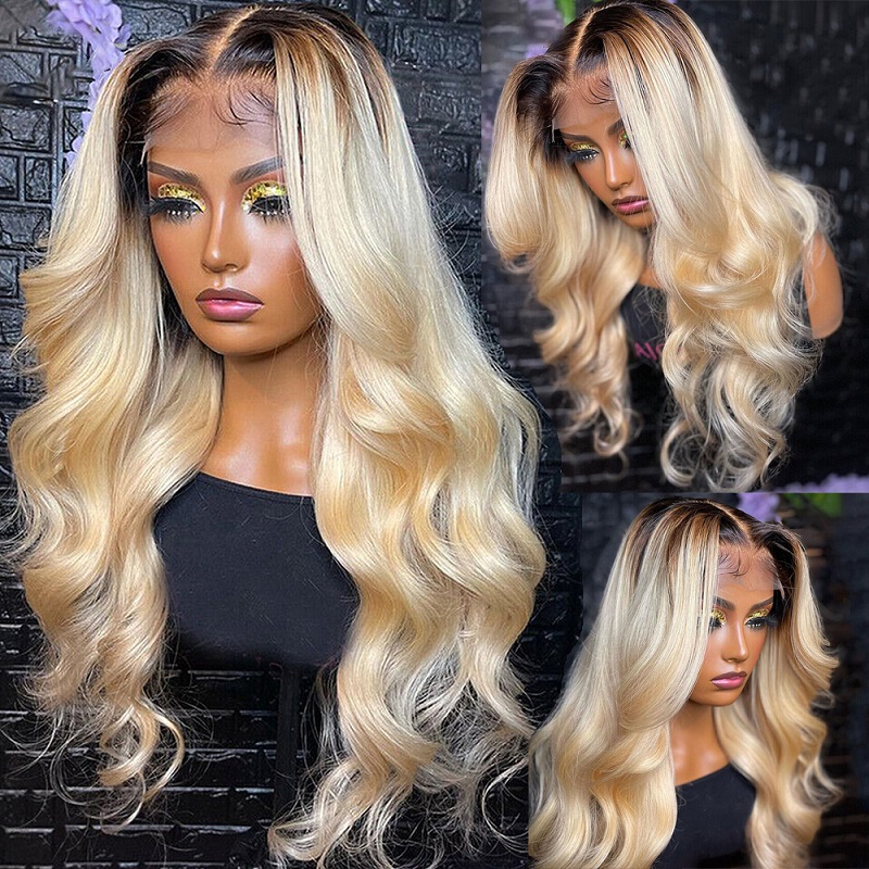 1B 613 Body Wave Human Hair Wi - 613 Blonde Body Wave Lace Front Wig review and price