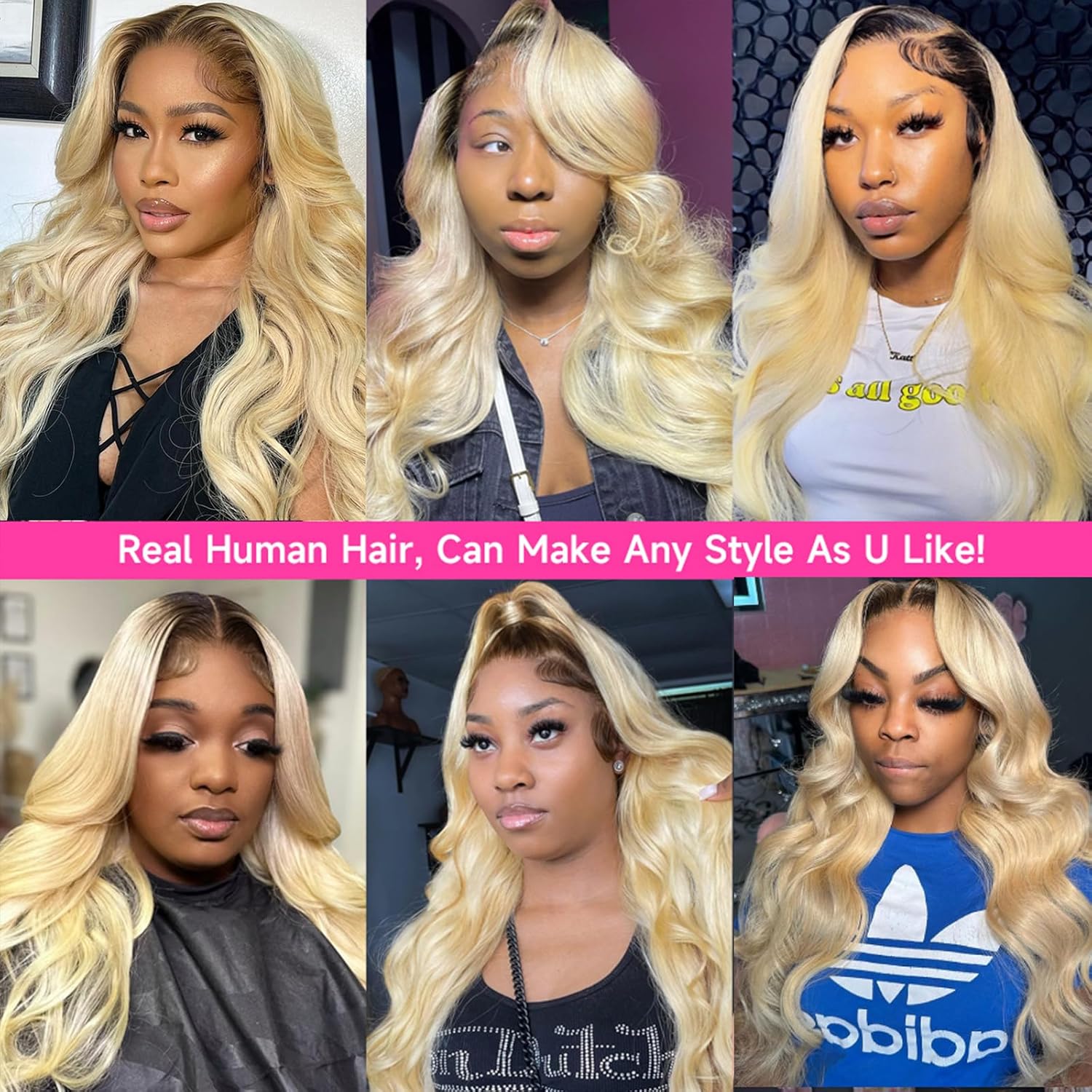 1B 613 Body Wave Human Hair Wi - 613 Blonde Body Wave Lace Front Wig review and price