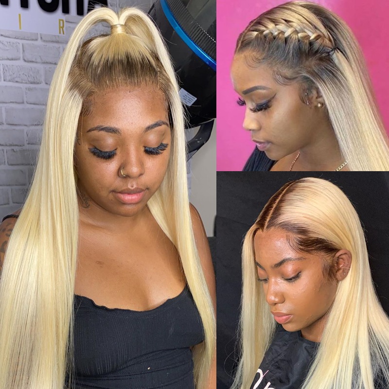 1B 613 Body Wave Human Hair Wi - 613 Blonde Body Wave Lace Front Wig review and price