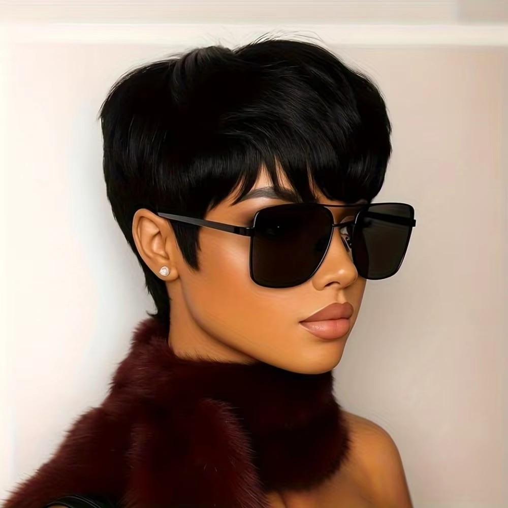Women's Short Pixie Cut Human  - Short Pixie Cut Wig Human Hair Cheap review and price