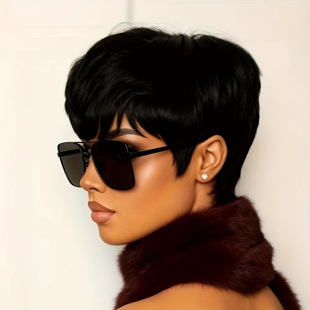 Women's Short Pixie Cut Human  - Short Pixie Cut Wig Human Hair Cheap review and price