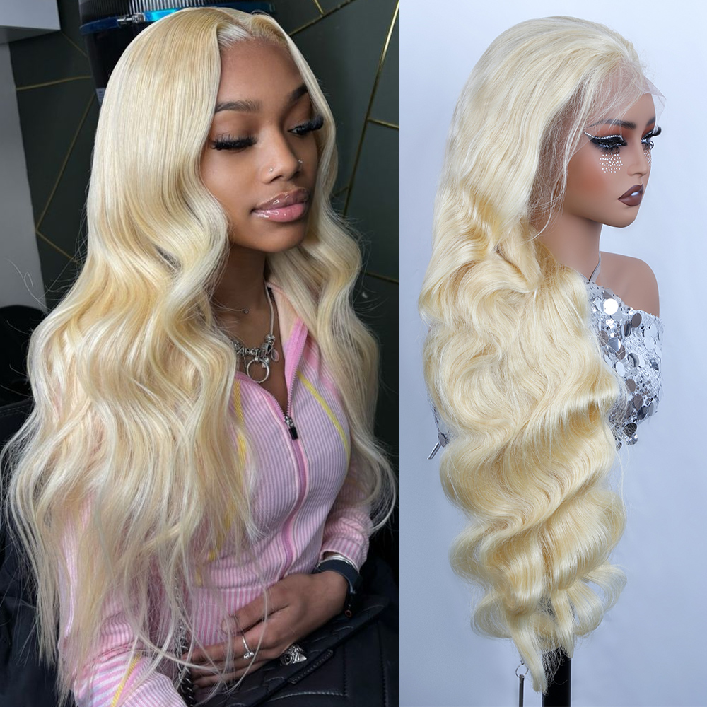 30 40 Inch 613 Honey Blonde Wi - 613 Blonde Body Wave Lace Front Wig review and price