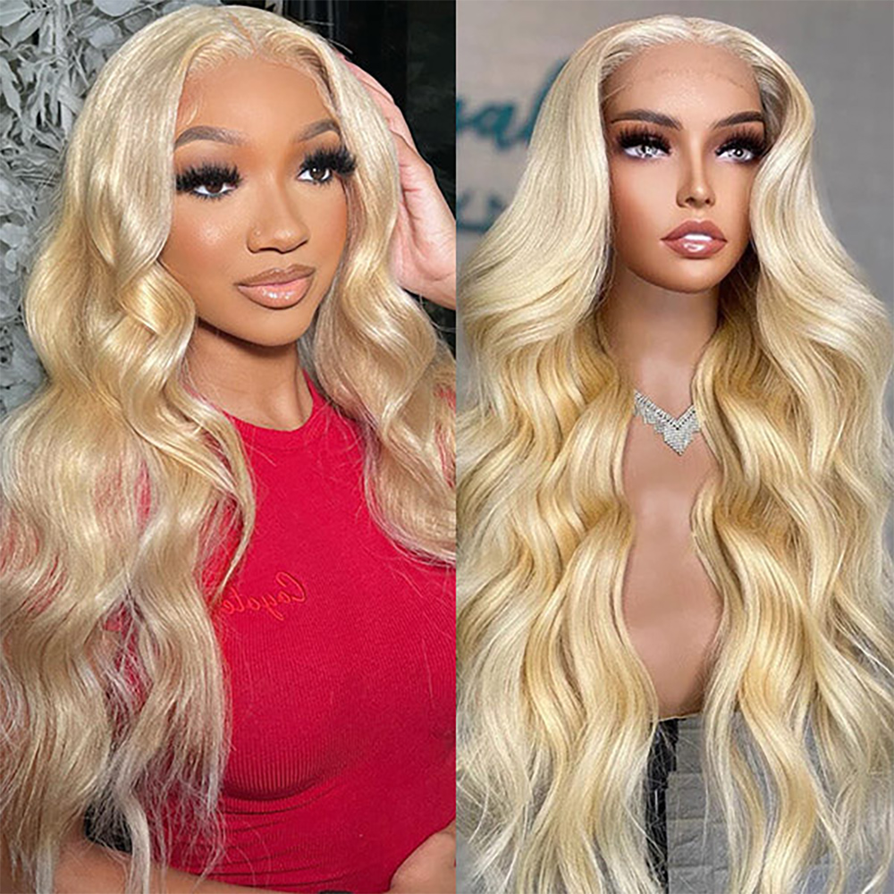 30 40 Inch 613 Honey Blonde Wi - 613 Blonde Body Wave Lace Front Wig review and price