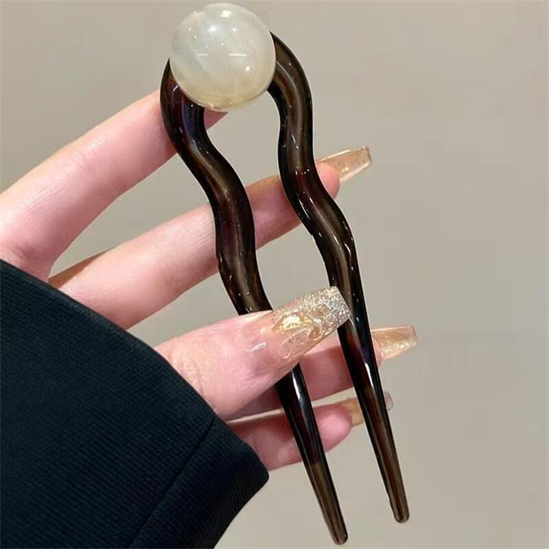 Fashion Colored Pearl U-Shaped - Hair Bundles review and price