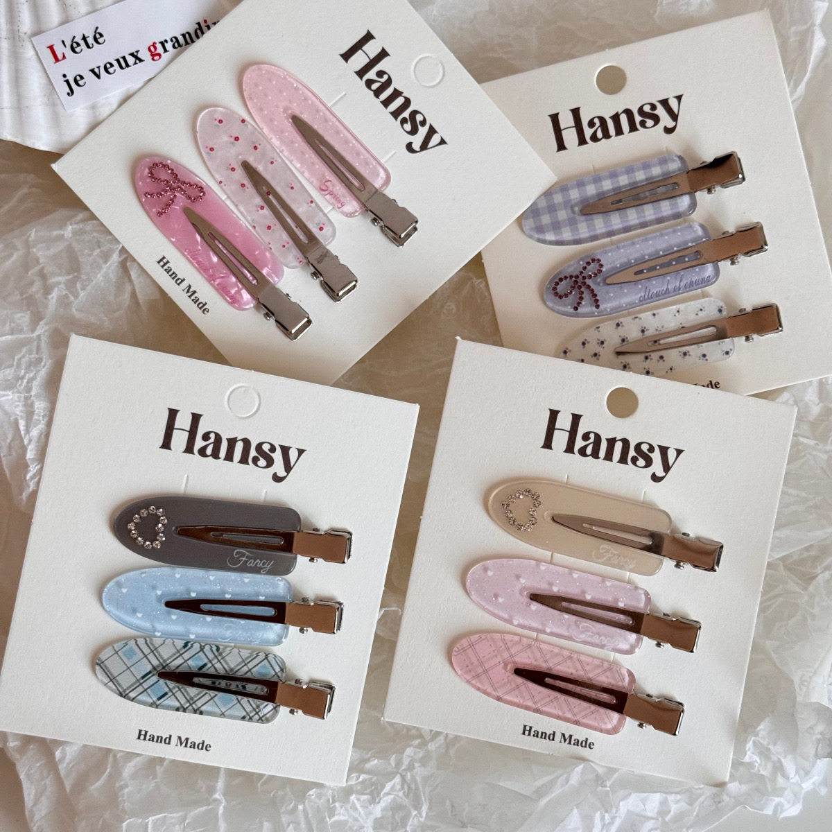 Sweet Pastel Bow No Bend Hair  - Hair Clips review and price
