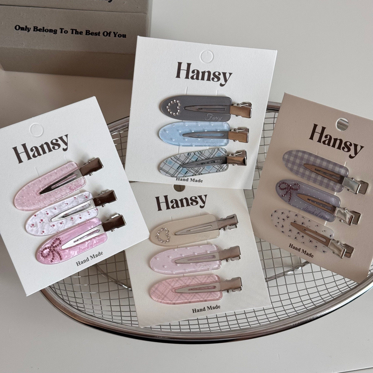 Sweet Pastel Bow No Bend Hair  - Hair Clips review and price