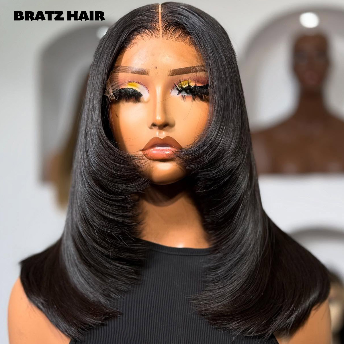 Super Double Drawn Layered Cut - Glueless Wear And Go Human Hair Wig review and price