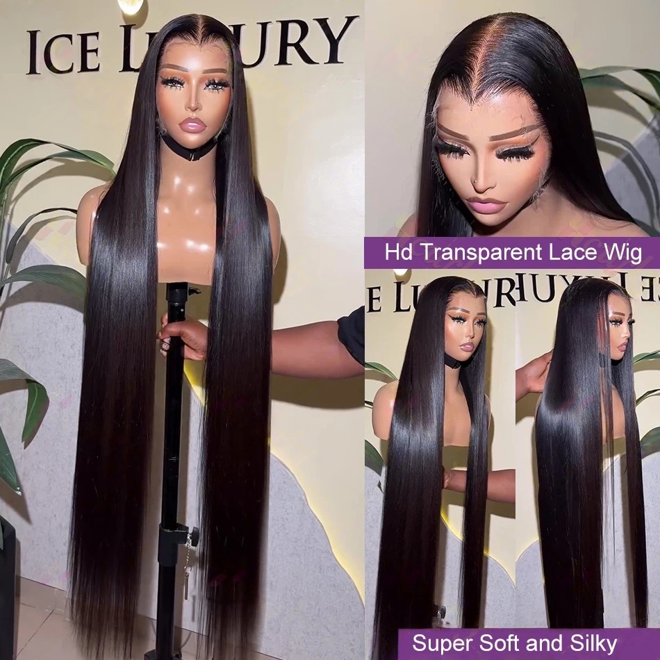 40 Inch Straight Human Hair Wi - Lace Front Wigs review and price