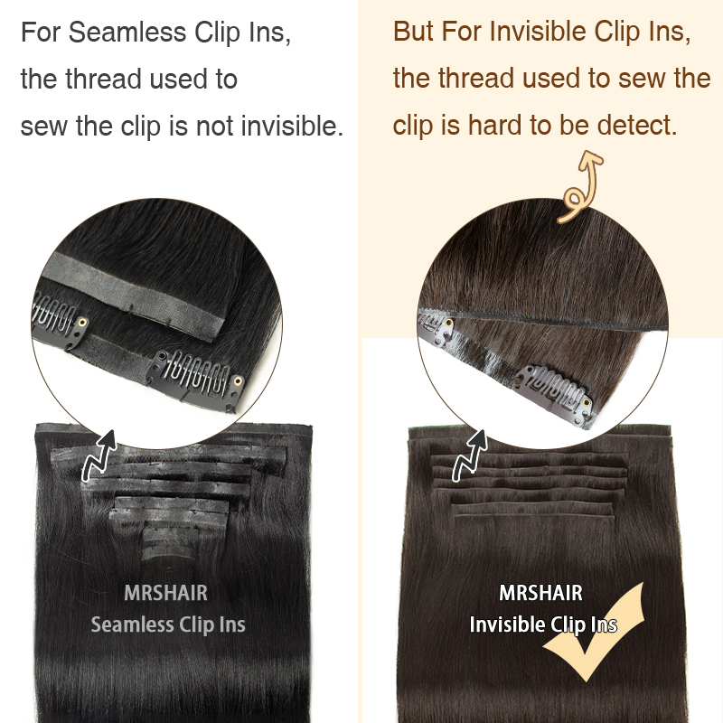 Human Hair Invisible PU Clip I - Invisible Tape In Extensions Real Hair review and price
