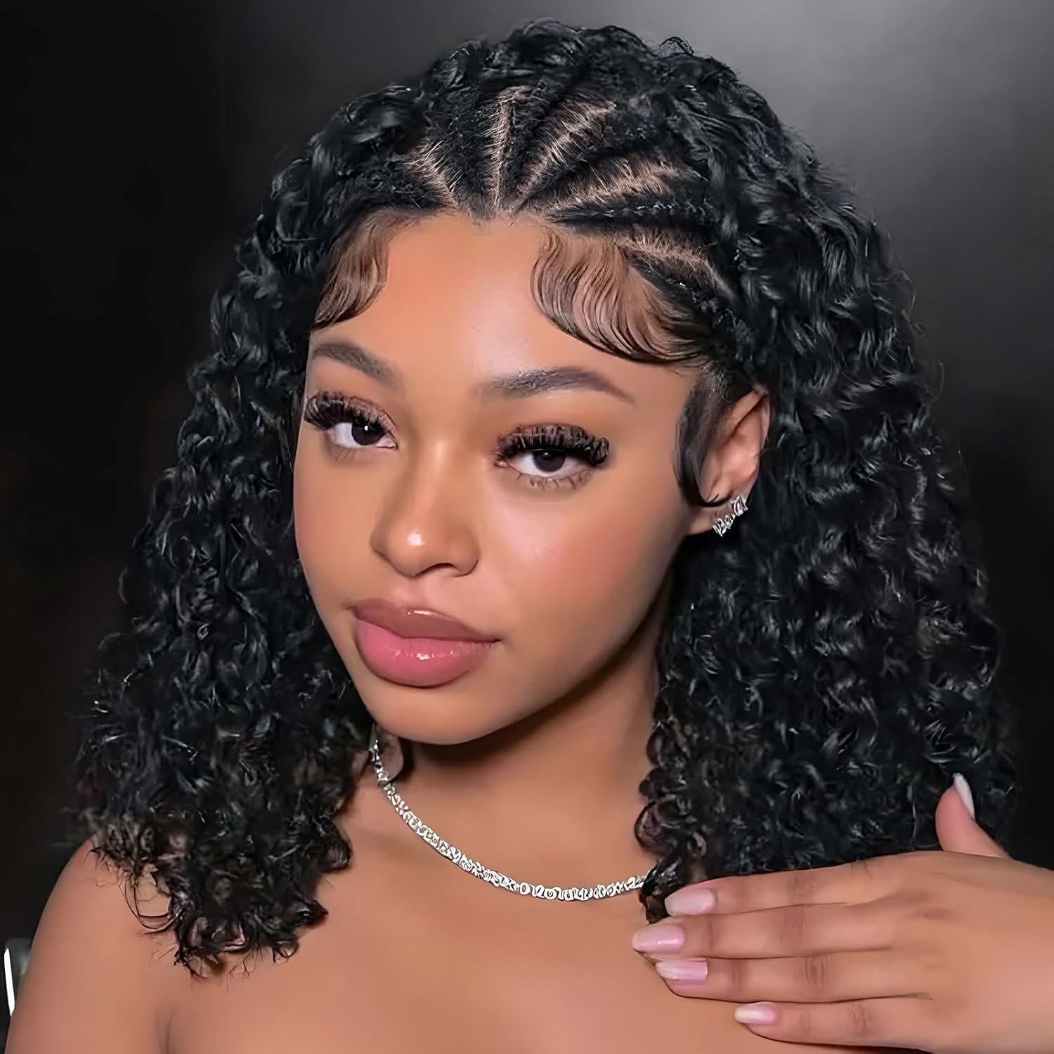 Cornrow Braid Bob Wig Deep Cur - Glueless Wear And Go Human Hair Wig review and price
