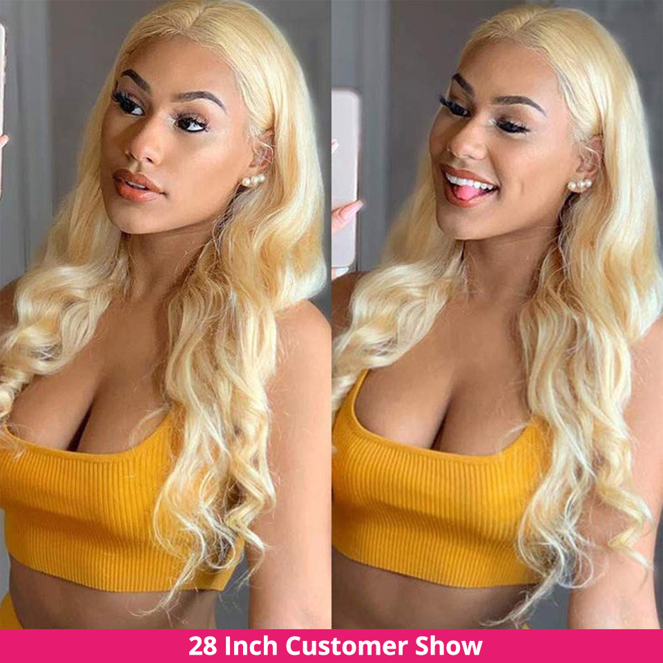 HairUGo 613 Blonde 13x6 Body W - 613 Blonde Body Wave Lace Front Wig review and price