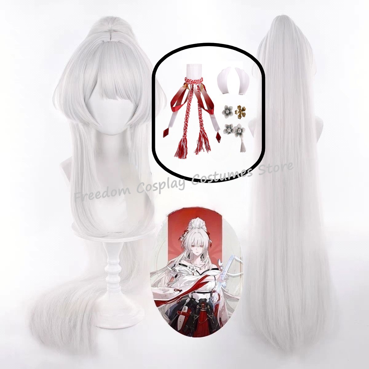 Game Wuthering Waves Hiyuki Co - Synthetic Wigs review and price
