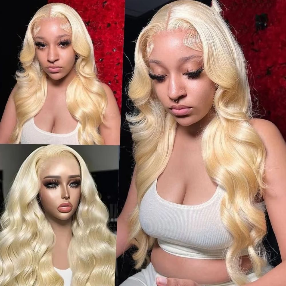 46 Inches #613 Blonde Body Wav - 613 Blonde Body Wave Lace Front Wig review and price