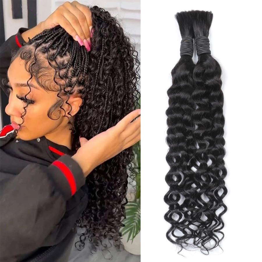 Boho Water Wave Human Hair for - Water Wave Bulk Human Hair For Braiding review and price