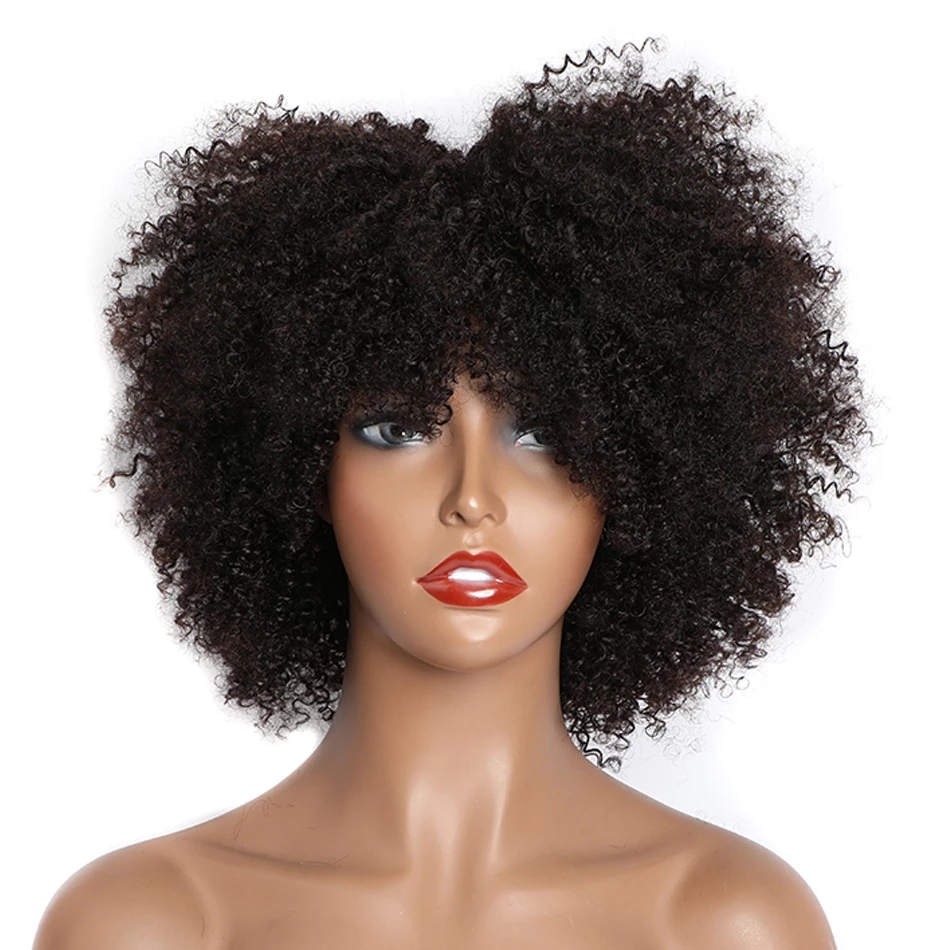 Human Hair Bob Wigs Short Kink - Short Pixie Cut Wig Human Hair Cheap review and price
